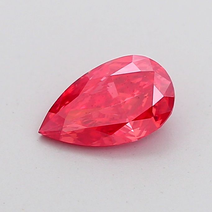 0.82 CT Fancy Vivid Red PEAR