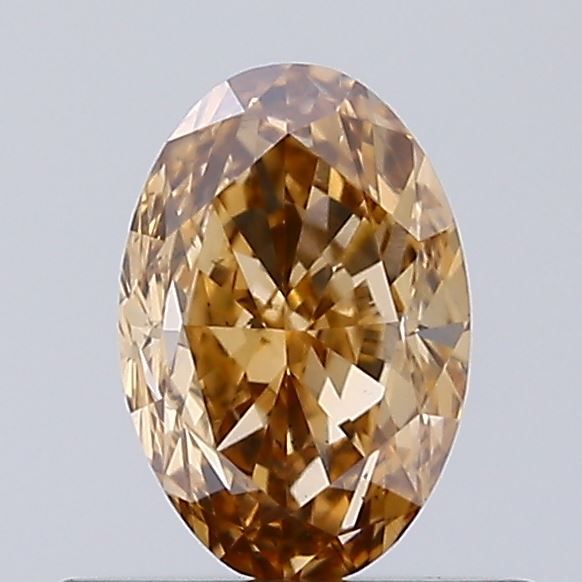 0.56 CT Fancy Brown OVAL
