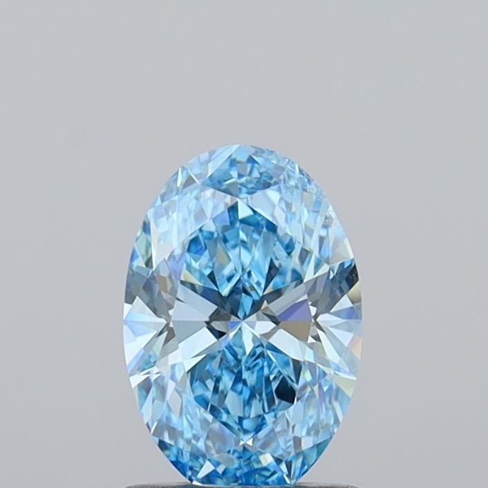 1.01 CT Fancy Vivid Blue OVAL