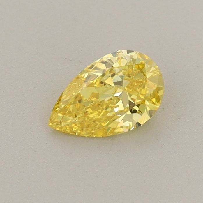0.31 CT Fancy Vivid Yellow PEAR