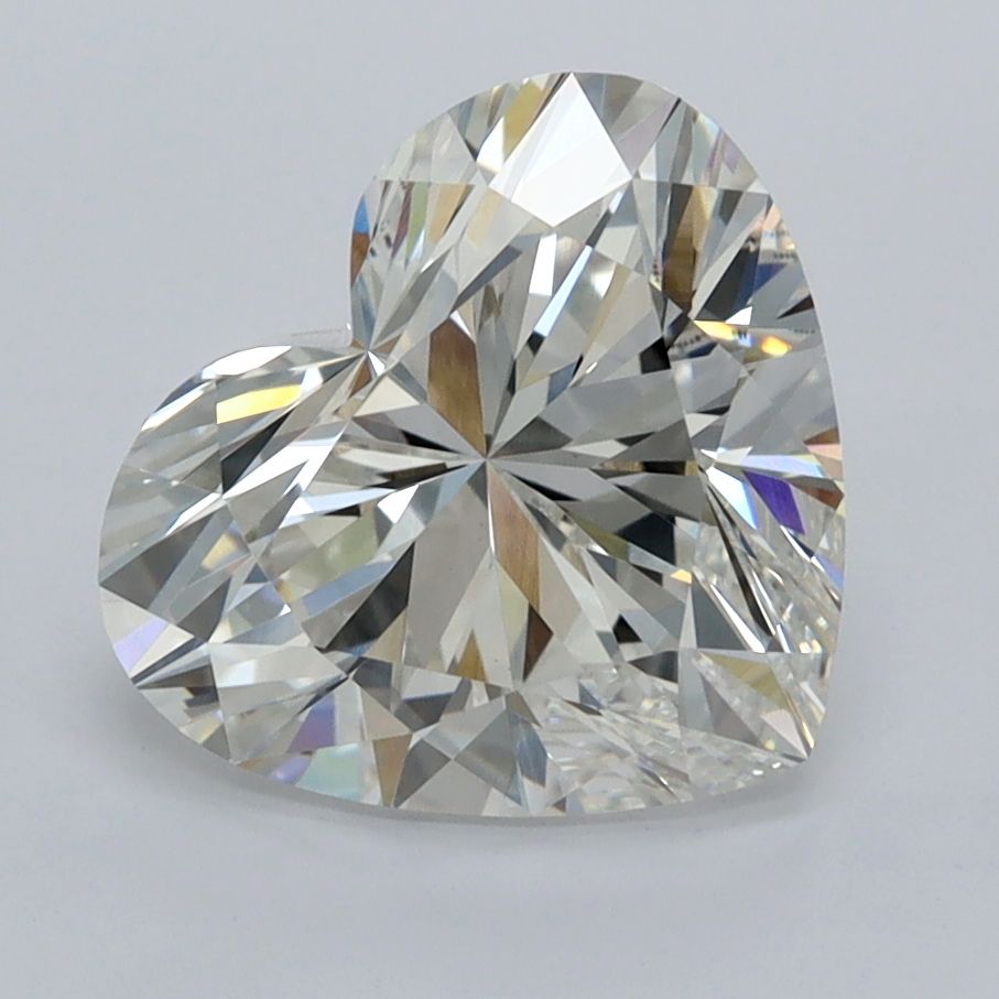 3.03 carat f VVS2 EX Cut IGI heart diamond