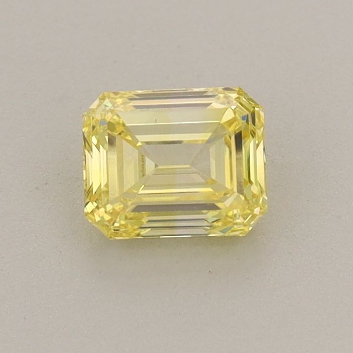 0.53 CT Fancy Intense Yellow EMERALD