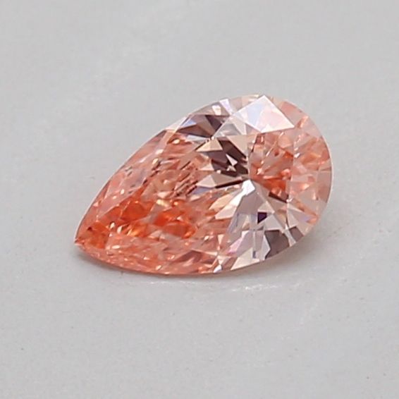 0.16 CT Fancy Vivid Brownish Pink PEAR