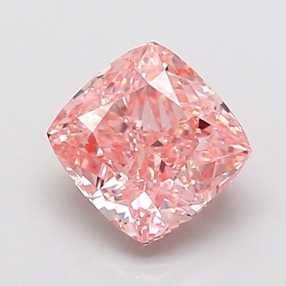 1.01 CT Fancy Vivid Pink CUSHION MODIFIED
