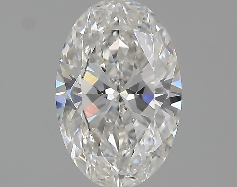 1.23 ct. oval Lab Grown Diamond front image