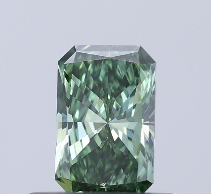 0.39 CT Fancy Vivid Green RADIANT