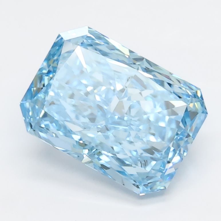 1.75 CT Fancy Vivid Blue RADIANT