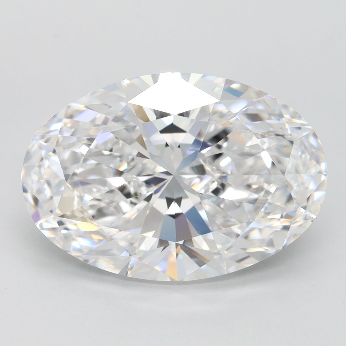 5.01 ct. oval Lab Grown Diamond front image