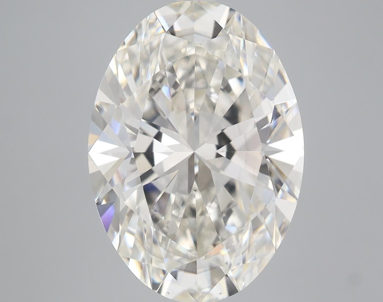 6.25 ct. oval Lab Grown Diamond front image