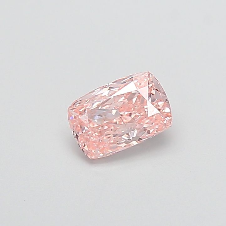 1.01 CT Fancy Intense Orangey Pink CUSHION MODIFIED
