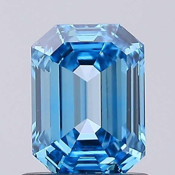 0.95 CT Fancy Vivid Blue EMERALD