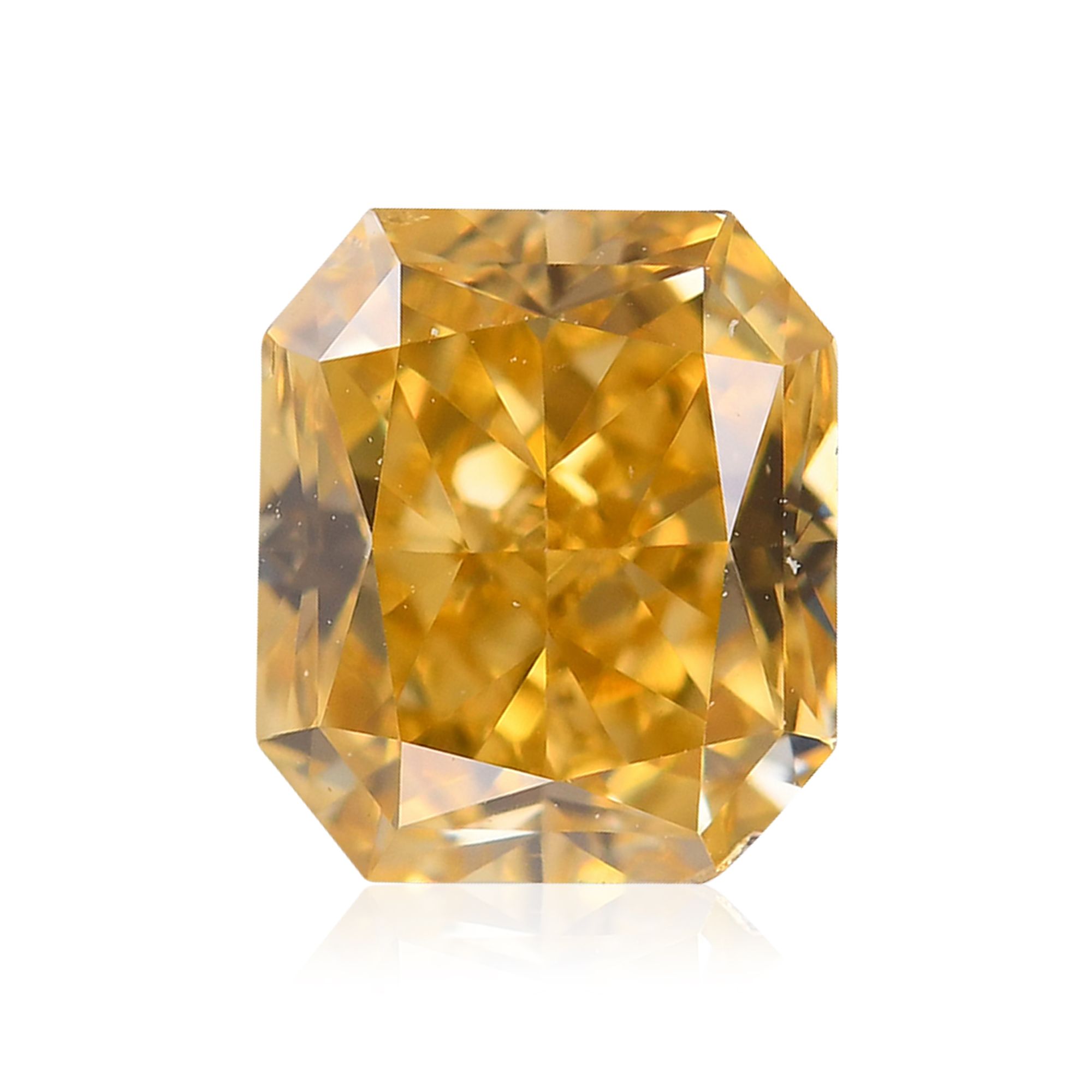 Diament 0.77 ct Fancy Intense Orangey Yellow/SI1