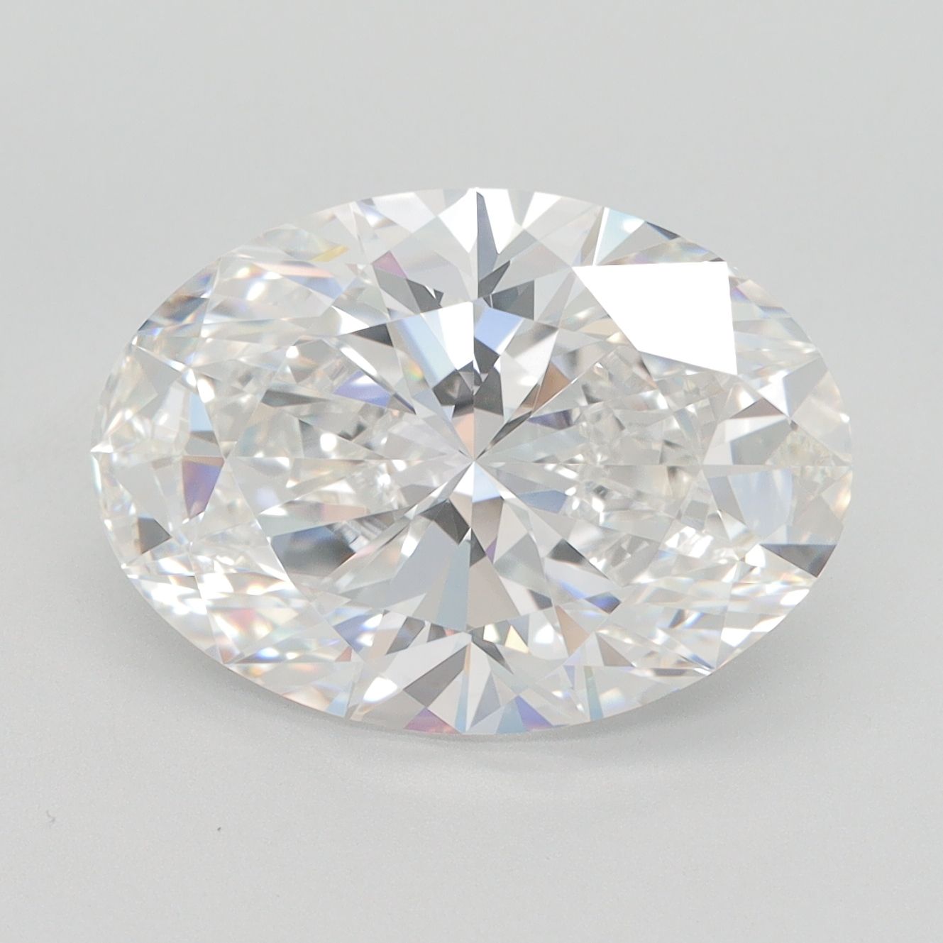 5.76 ct. oval Lab Grown Diamond front image
