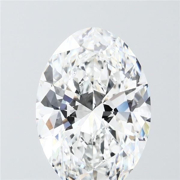 6.08 ct. oval Lab Grown Diamond front image