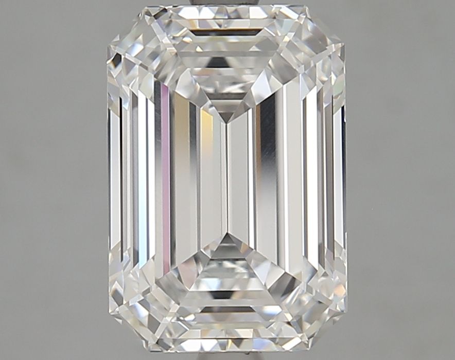 Diamant Émeraude 4.02 ct - Couleur D - Pureté VVS1