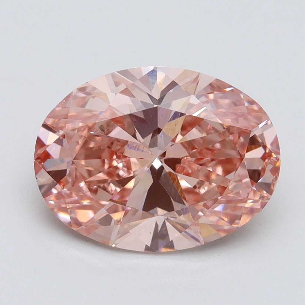 3.01 ct. oval Lab Grown Diamond front image
