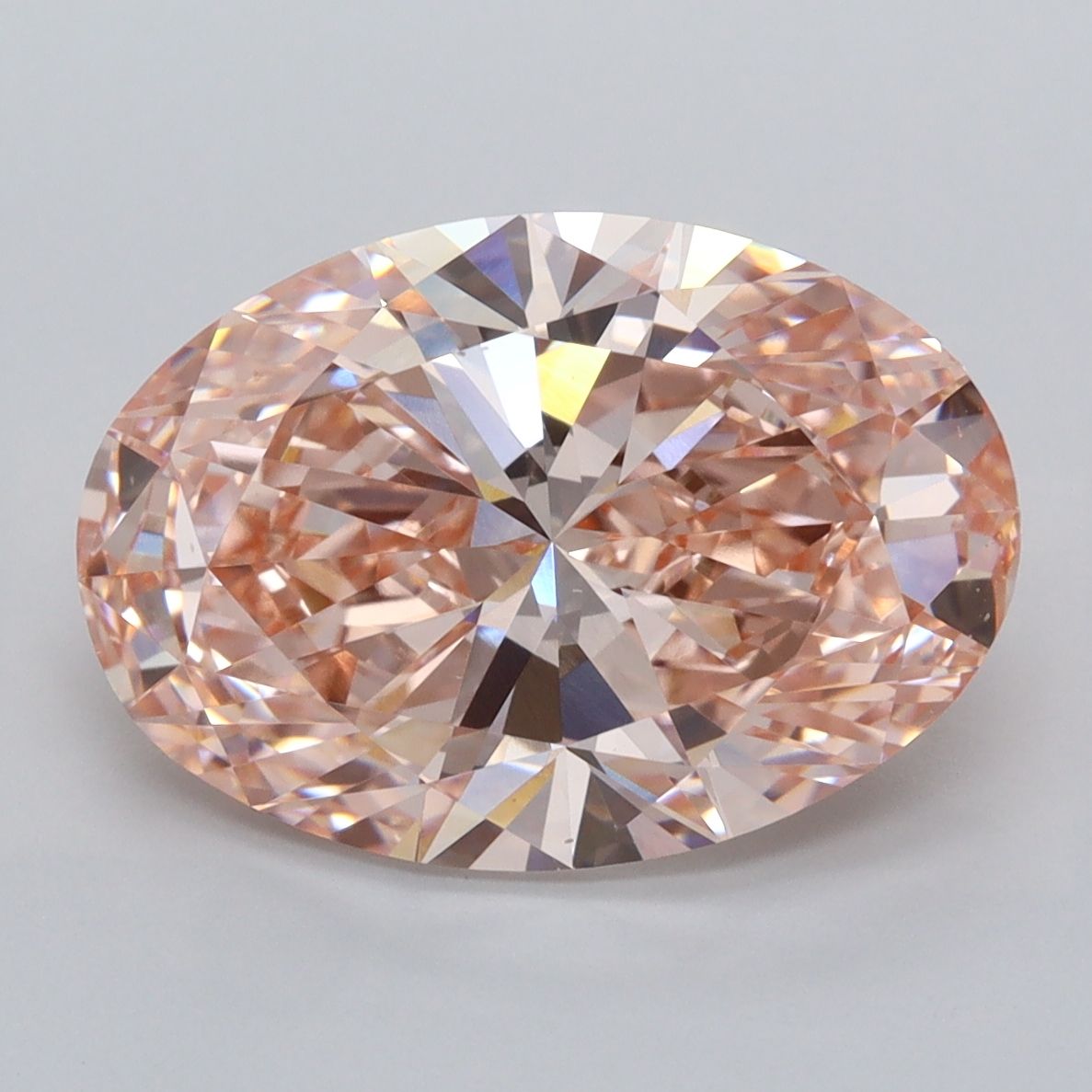 5.00 ct. oval Lab Grown Diamond front image