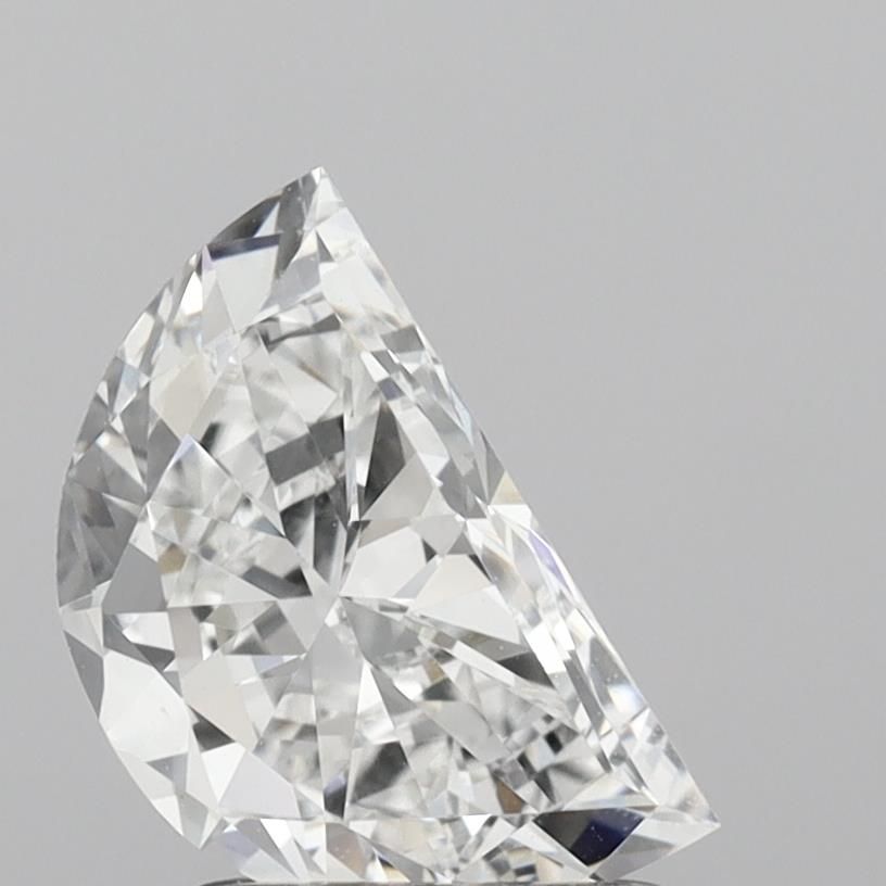 1.23 ct lab-grown Half moon Diamond