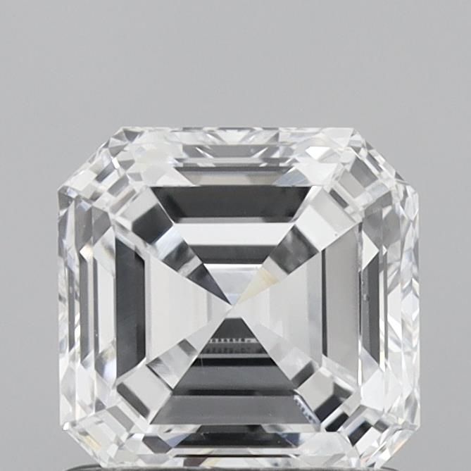 1.01 ct lab-grown Asscher Diamond