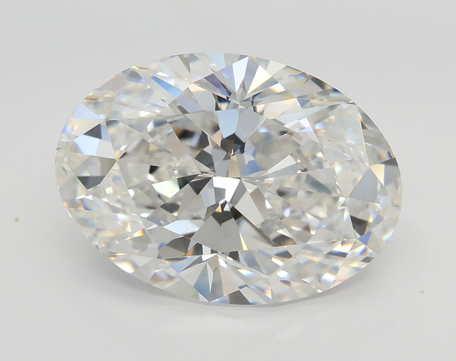 7.51 ct. oval Lab Grown Diamond front image