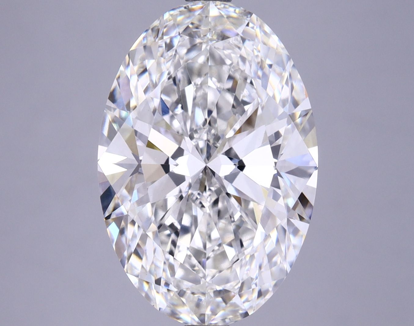 5.39 ct. oval Lab Grown Diamond front image