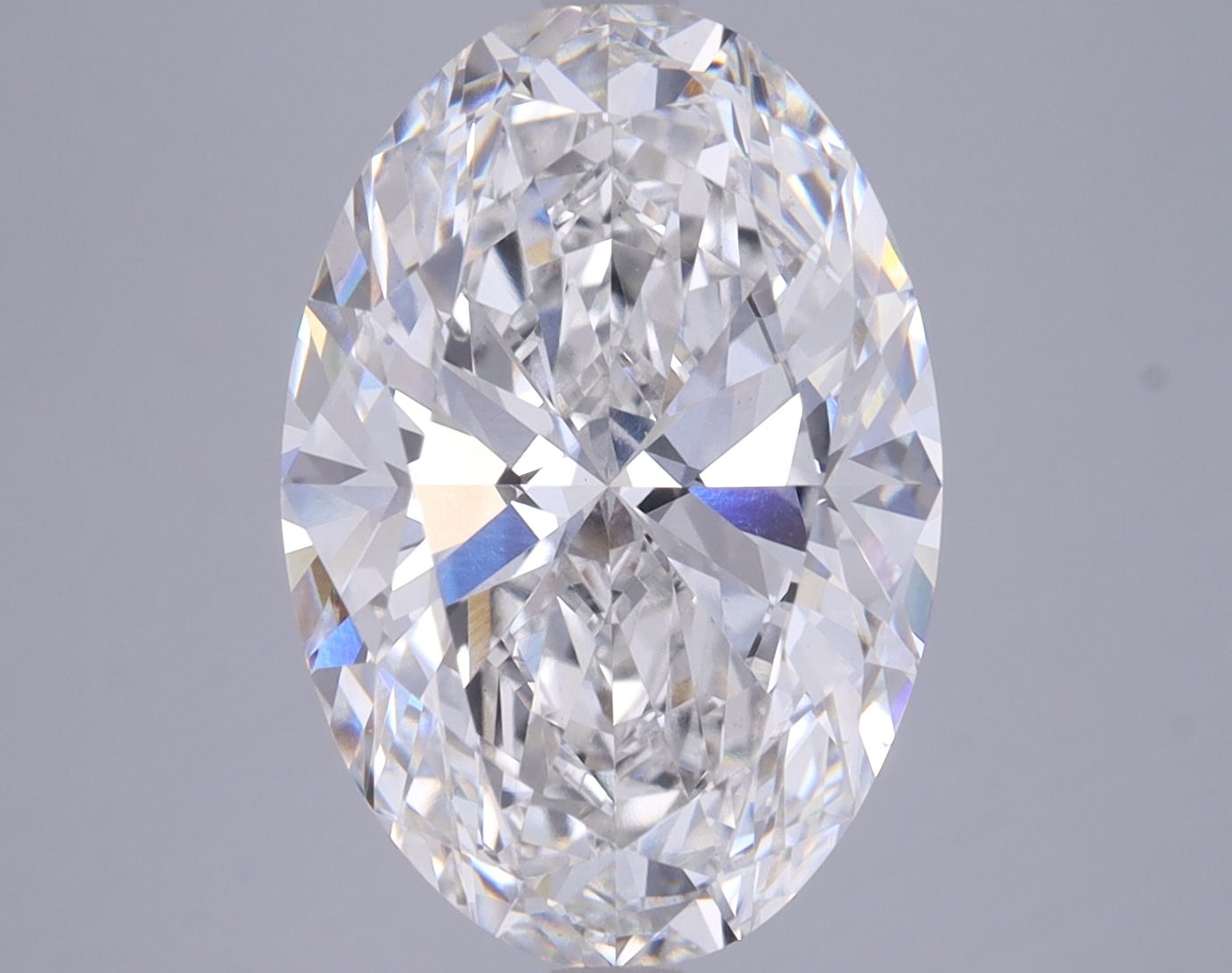 6.06 ct. oval Lab Grown Diamond front image