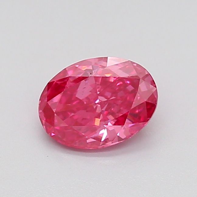 0.74 CT Fancy Vivid Pink OVAL