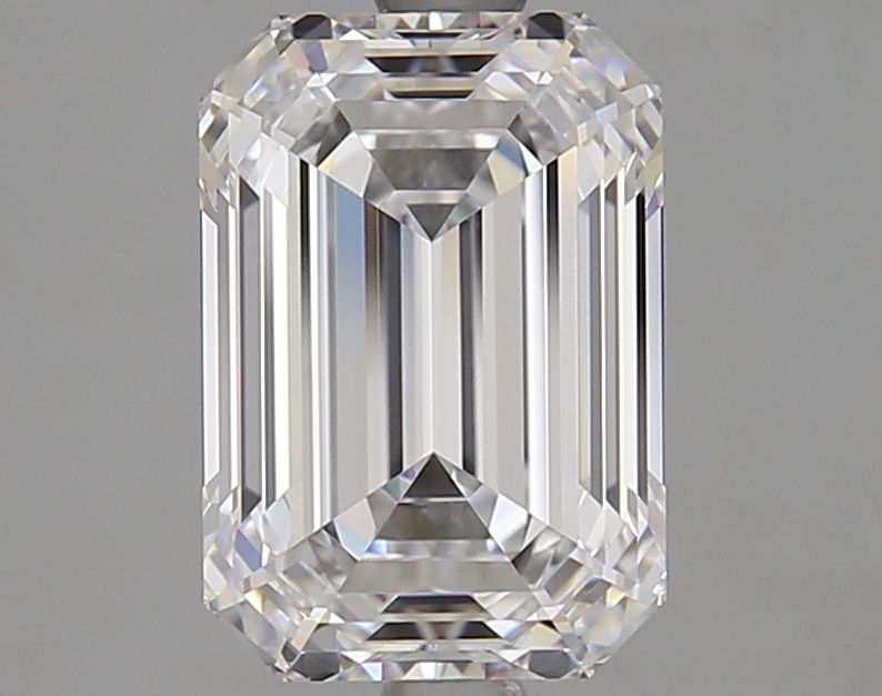 Diamant Émeraude 3.03 ct - Couleur D - Pureté VVS1