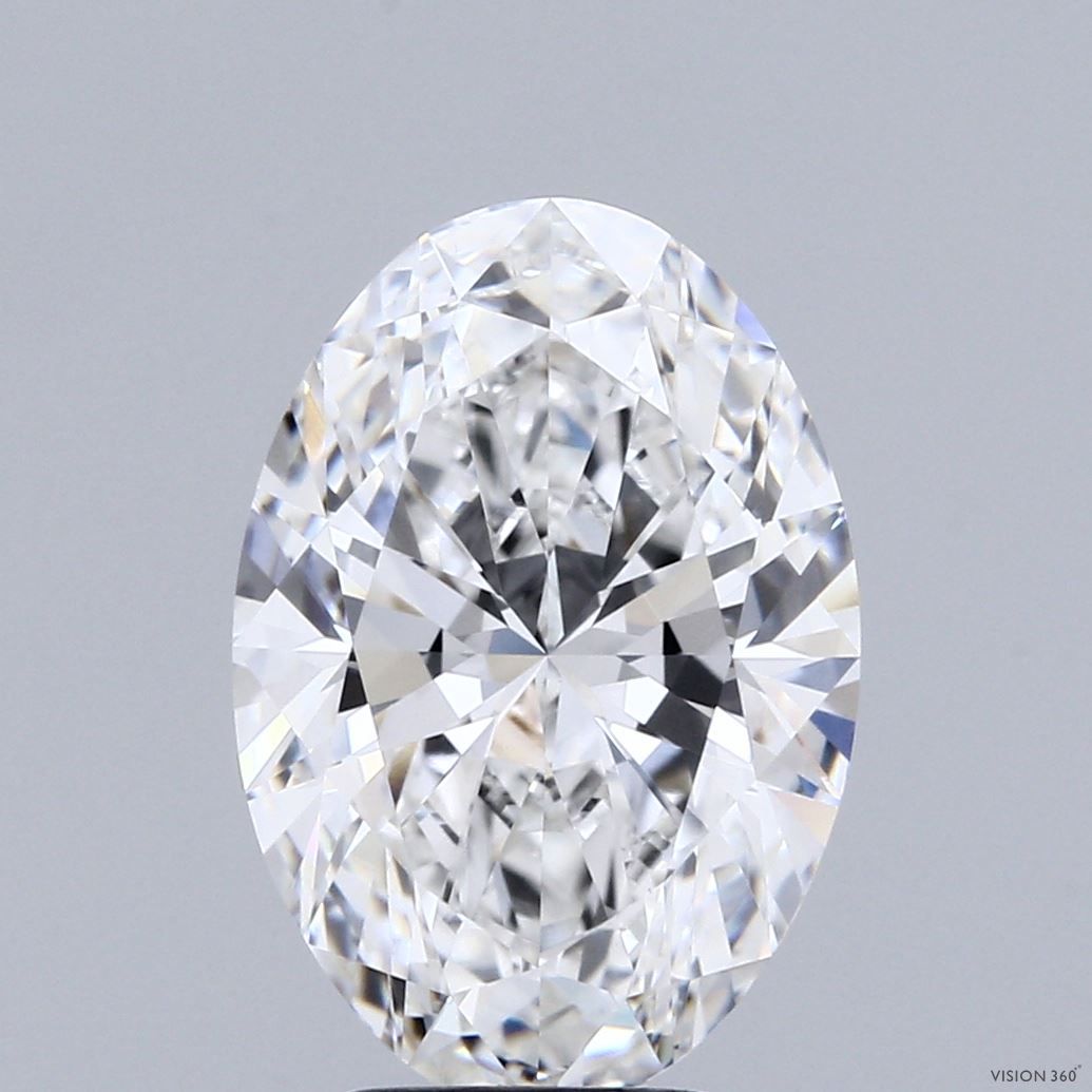 4.05 ct. oval Lab Grown Diamond front image
