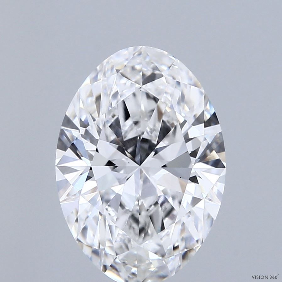 3.06 ct. oval Lab Grown Diamond front image