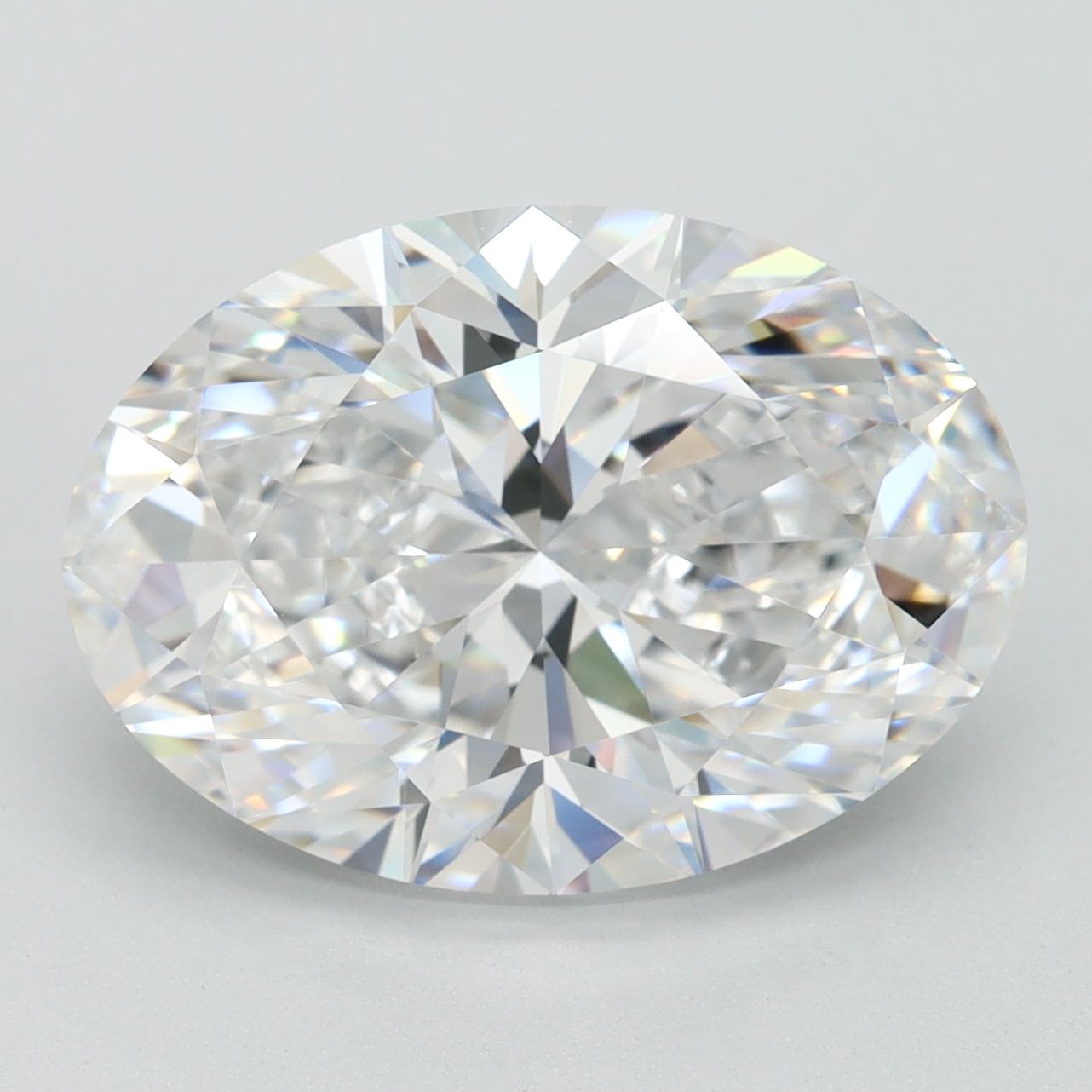5.02 ct. oval Lab Grown Diamond front image