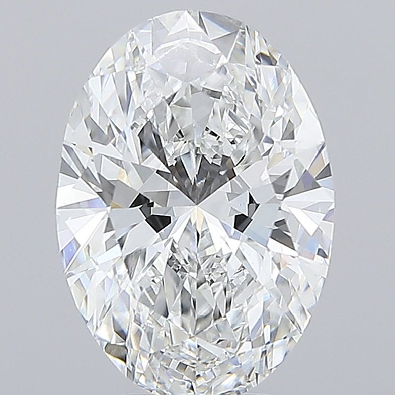 5.42 ct. oval Lab Grown Diamond front image