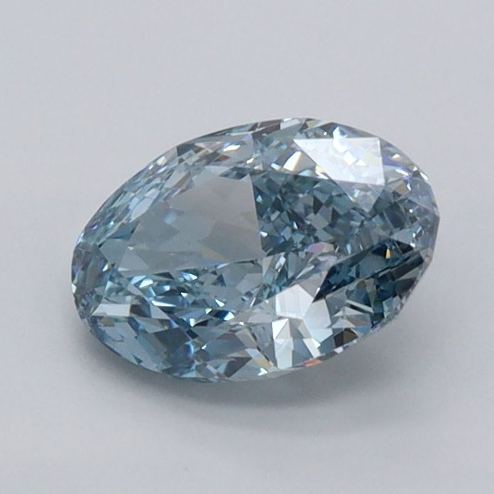 1.05 CT Fancy Vivid Blue OVAL