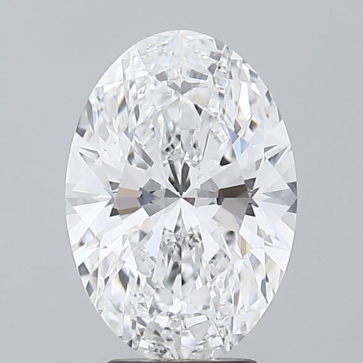 3.92 ct. oval Lab Grown Diamond front image