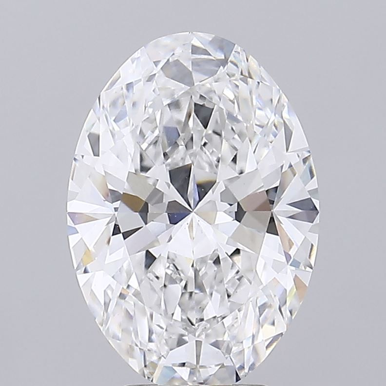 5.09 ct. oval Lab Grown Diamond front image