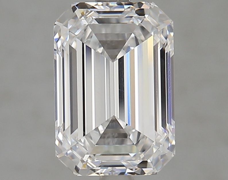 Diamant Émeraude 3.06 ct - Couleur D - Pureté VS1