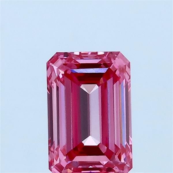 0.73 CT Fancy Vivid Pink EMERALD