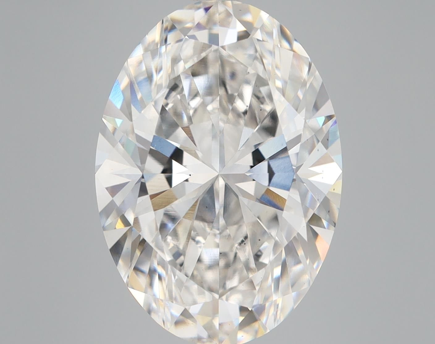 7.25 ct. oval Lab Grown Diamond front image