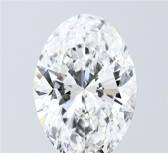 8.02 ct. oval Lab Grown Diamond front image