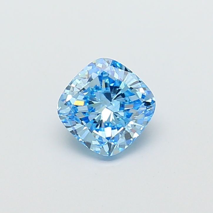 1.53 CT Fancy Vivid Blue CUSHION MODIFIED