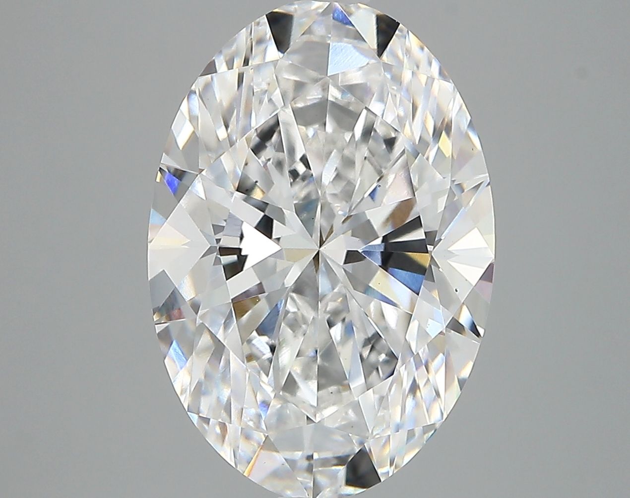 5.84 ct. oval Lab Grown Diamond front image