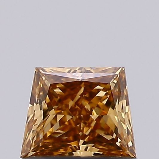 0.56 CT Fancy Brown TRAPEZOID