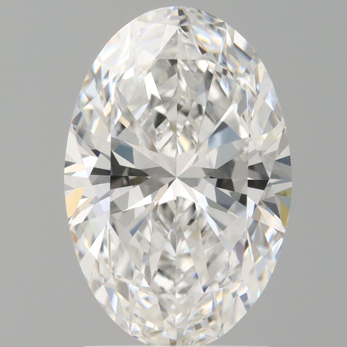 2.10 ct. oval Lab Grown Diamond front image