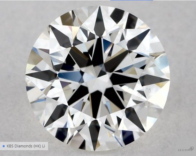 0.70 ct Round diamond