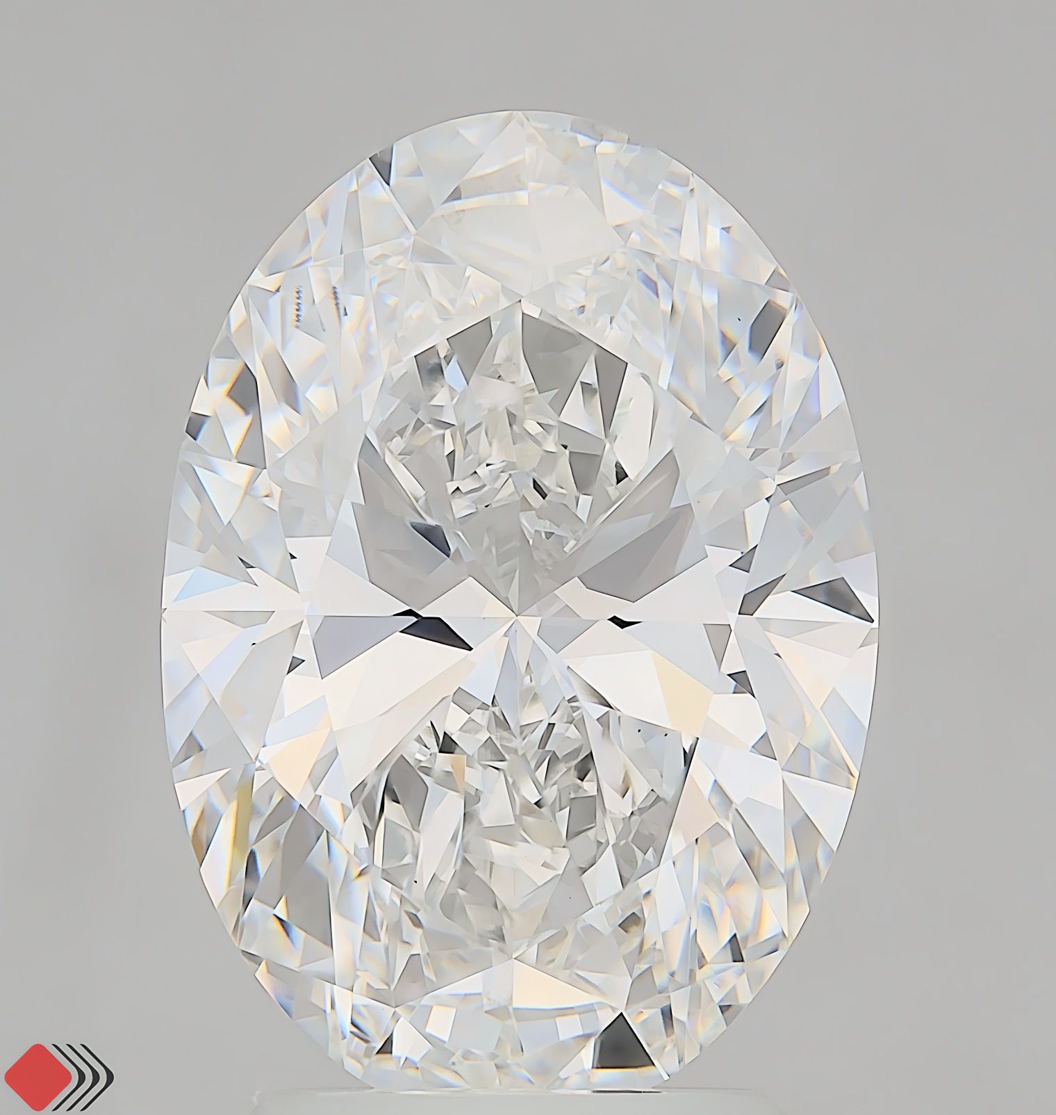 3.01 ct. oval Lab Grown Diamond front image