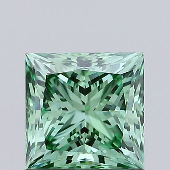 1.01 CT Fancy Vivid Green PRINCESS