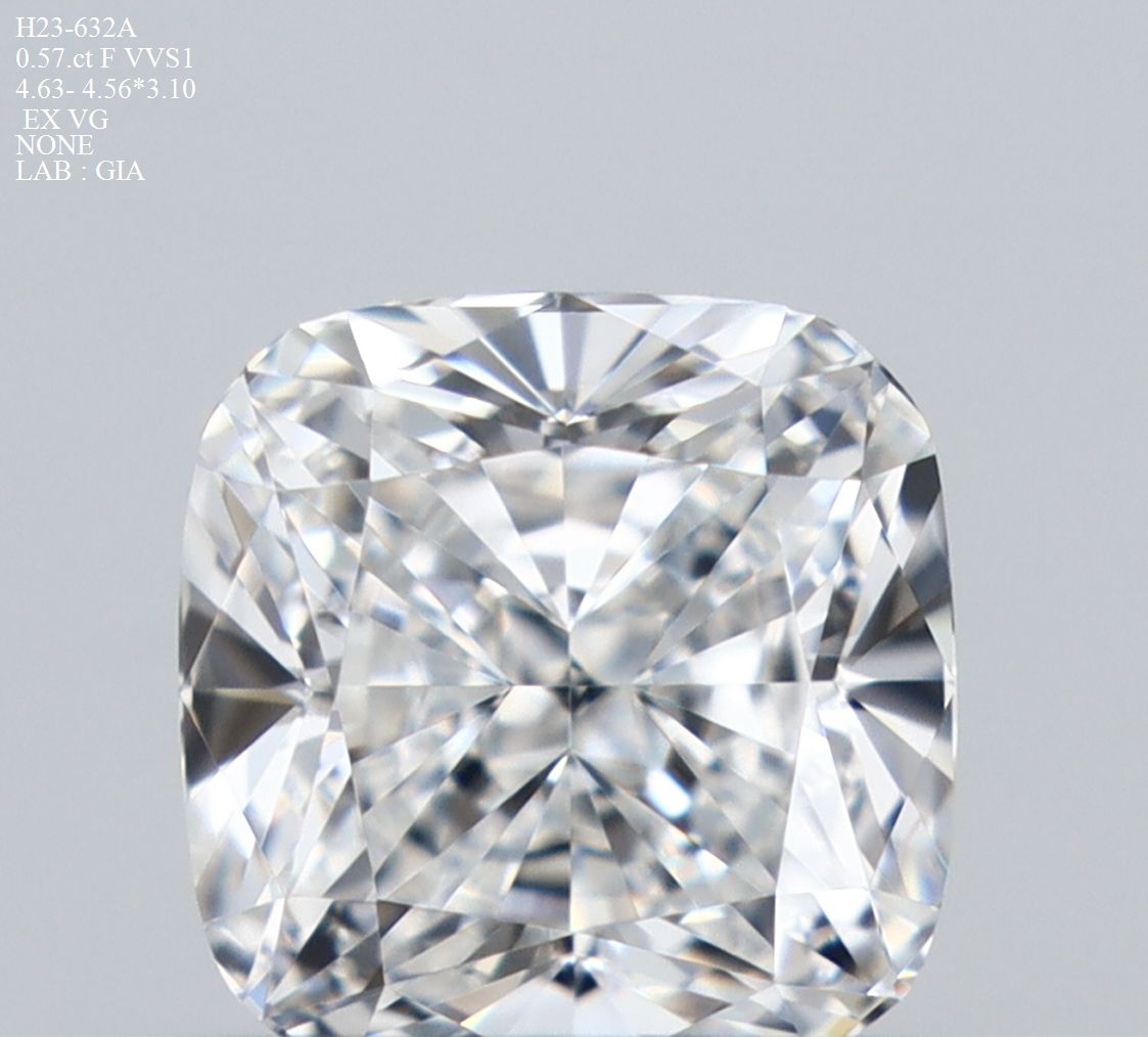 0.57 ct Cushion Brilliant diamond