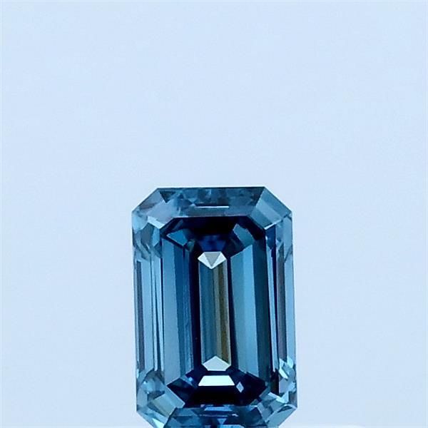 0.34 CT Fancy Vivid Blue EMERALD