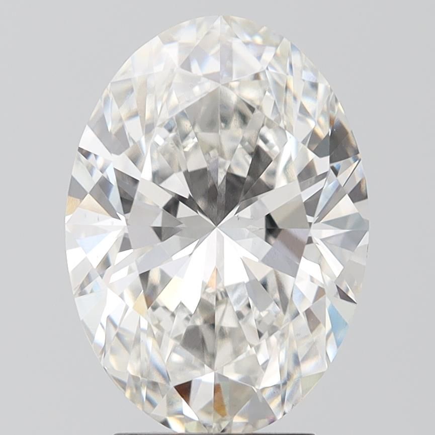 3.70 ct. oval Lab Grown Diamond front image
