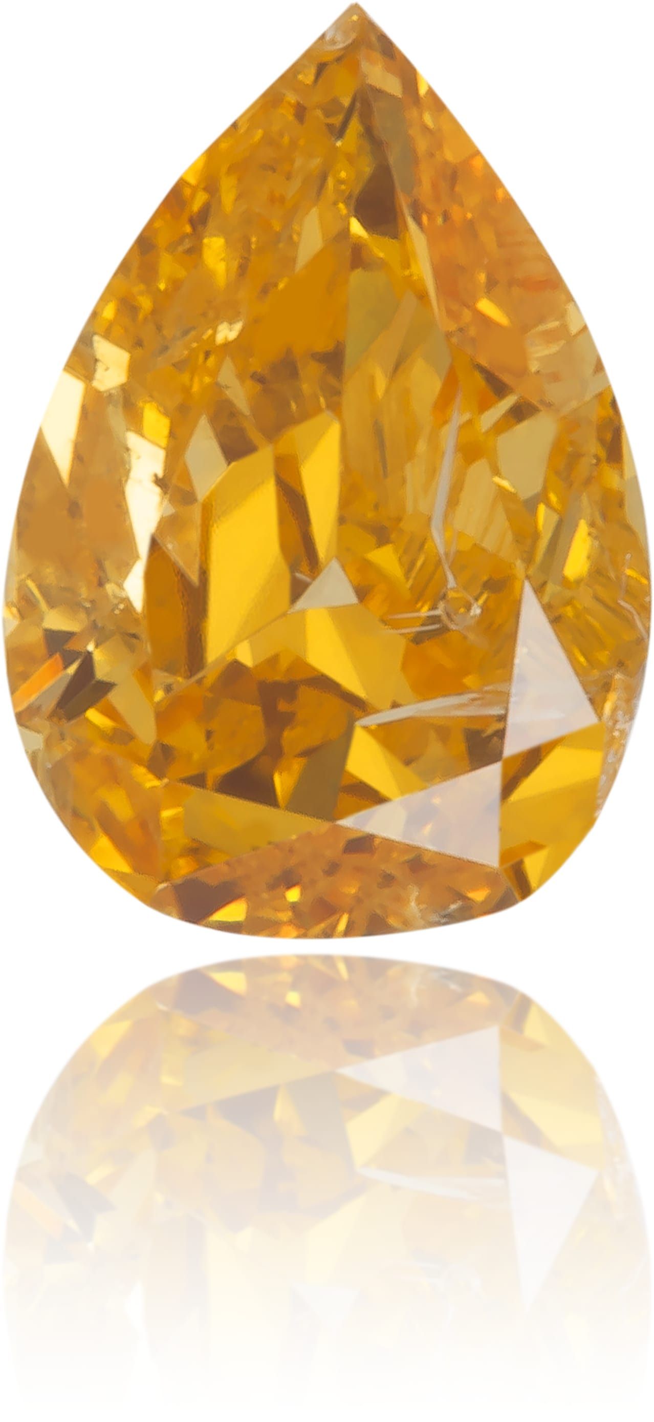 Diament 0.24 ct Fancy Vivid Yellowish Orange/I2